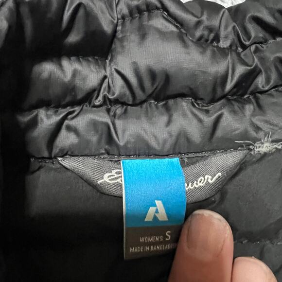 Eddie Bauer Vest Womens Small First Ascent Stormdown 800 Down Puffer Black - Picture 8 of 9